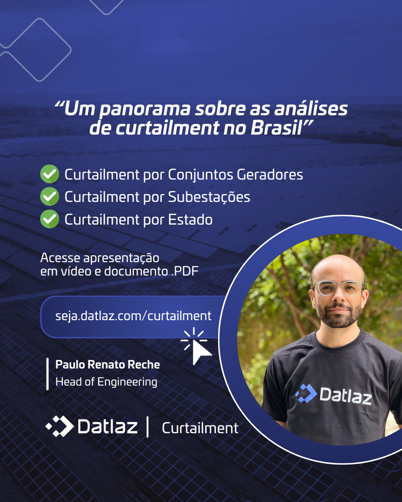 Assista novamente e baixe a apresentação do Webinar sobre Curtailment